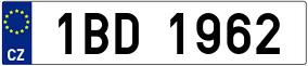 Truck License Plate